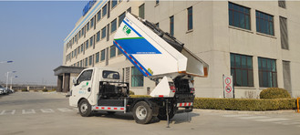 camion pick-up des déchets 103kw, camion d'enlèvement de déchets pour l'aéroport