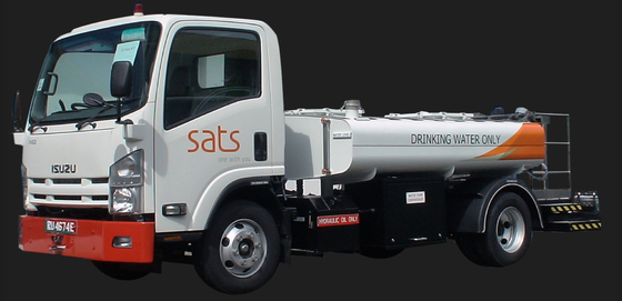 Châssis d'Isuzu de camion de service de l'eau des matériaux environnementaux 4000L