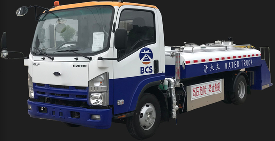 Réservoir électrique d'acier inoxydable de camion de service de l'eau 3000l